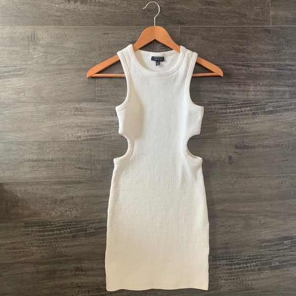 Topshop Dresses & Skirts - Topshop Ribbed Cutout Dress